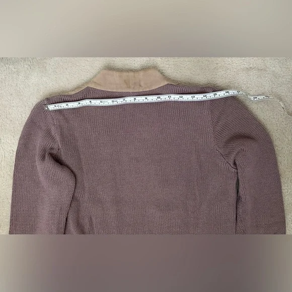 Fabiana Filippi two-tone chamois leather and cotton, waist cut jacket - Picture 11 of 16